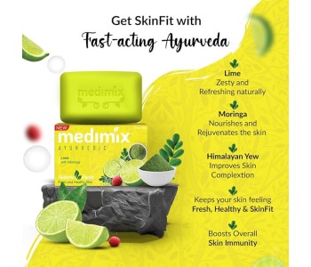 MEDIMIX AYURVEDIC LIME SOAP SET OF 4